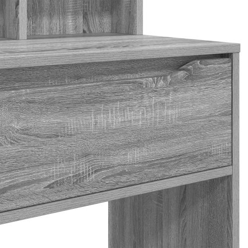 Тоалетки за спалня с чекмедже Сив Сонома 80 x 39,6 x 135 см