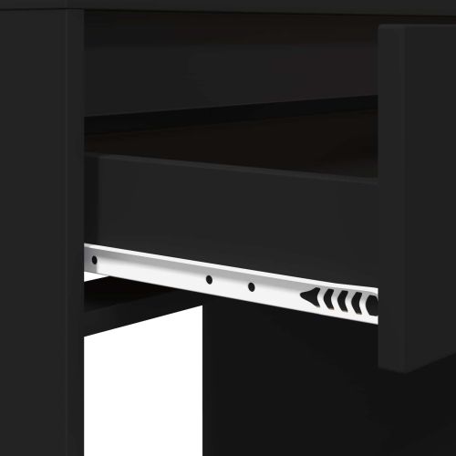 Тоалетки за спалня Черно 80 x 39,6 x 135 см Инженерно дърво