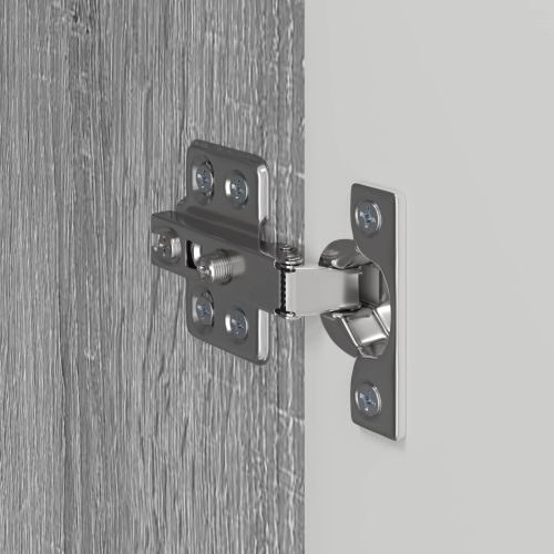 TV стенен шкаф 2 pcs Сив Сонома 59,5 x 31 x 40 см