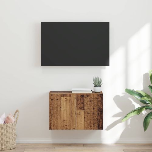 TV стенен шкаф Старо дърво 59,5 x 31 x 40 см Инженерно дърво