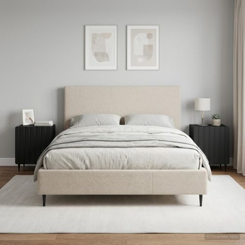 Нощен шкаф 2 pcs Черно 43 x 34,5 x 52 см Инженерна дървесина