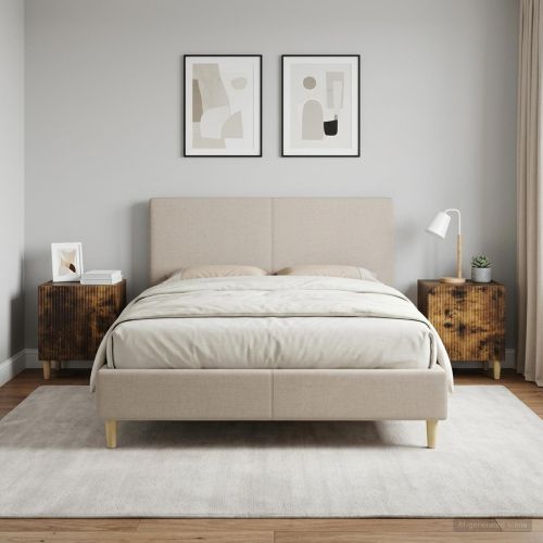 Нощен шкаф 2 pcs Опушен дъб 43 x 34,5 x 50 см