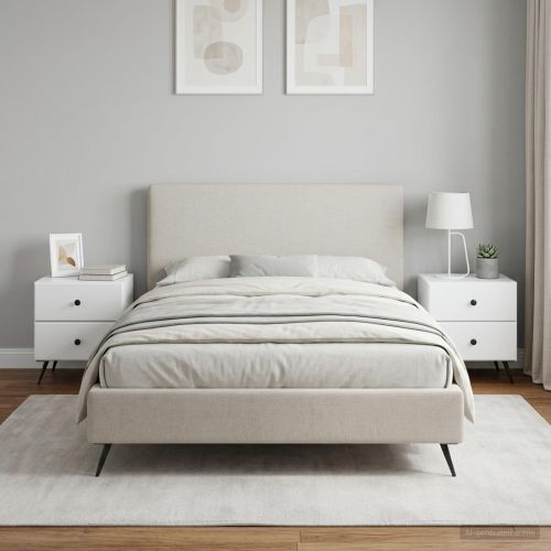 Нощен шкаф 2 pcs Бяло 43 x 34,5 x 47,5 см Инженерна дървесина