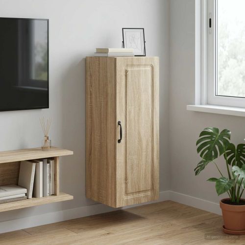 Стенно шкафче Дъб сонома 33 x 34,5 x 90 см Инженерна дървесина