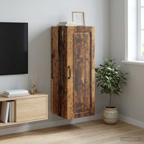 Стенно шкафче Старо дърво 33 x 34,5 x 90 см Инженерна дървесина