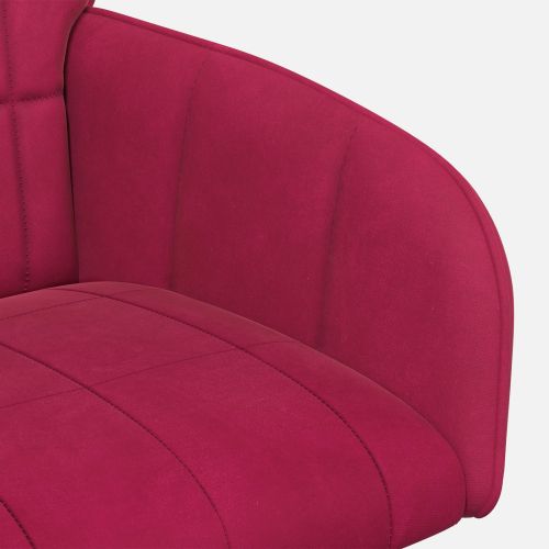 Обедени столове 4 pcs Кадифе Виненочервен 57 х 50 х 85 см
