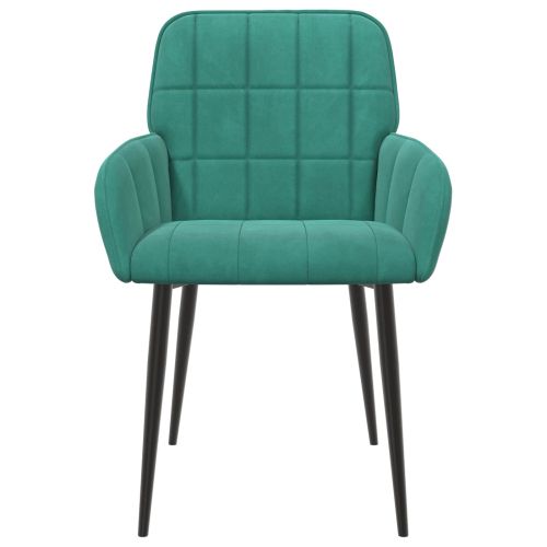 Обедени столове 4 pcs Кадифе Тюркоаз 57 х 50 х 85 см
