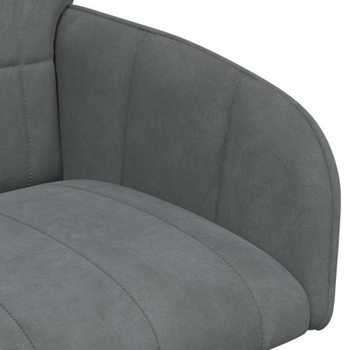 Обедени столове 6 pcs Кадифе Тъмносиво 57 х 50 х 85 см
