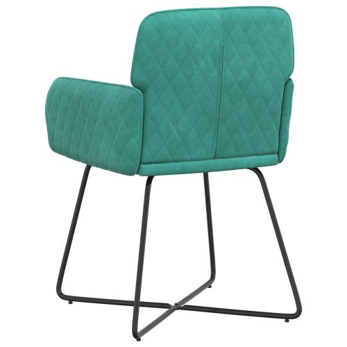 Обедени столове 4 pcs Кадифе Тюркоаз 59 x 56,5 x 86 см