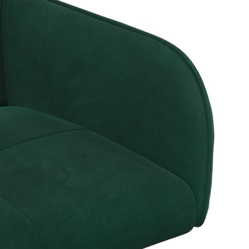 Обедени столове 6 pcs Кадифе Тъмнозелено 59 x 56,5 x 86 см