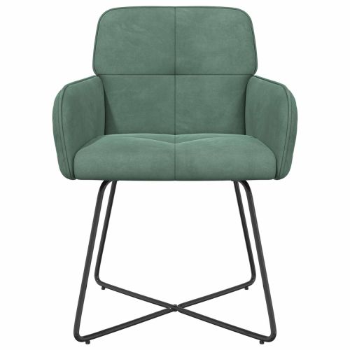 Обедени столове 6 pcs Кадифе Морско зелено 59 x 56,5 x 86 см