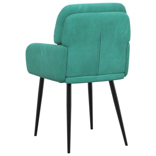 Обедени столове 4 pcs Кадифе Тюркоаз 59 x 59,5 x 90 см