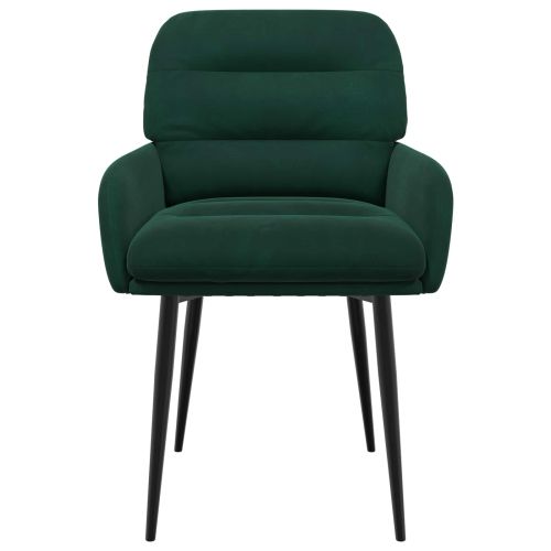 Обедени столове 6 pcs Кадифе Тъмнозелено 59 x 59,5 x 90 см