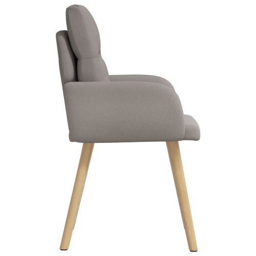 Обедени столове 4 pcs Текстил Таупе 60 x 56 x 96 см