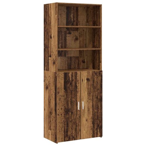 Висок шкаф Старо дърво 70 x 42,5 x 185 см Инженерна дървесина