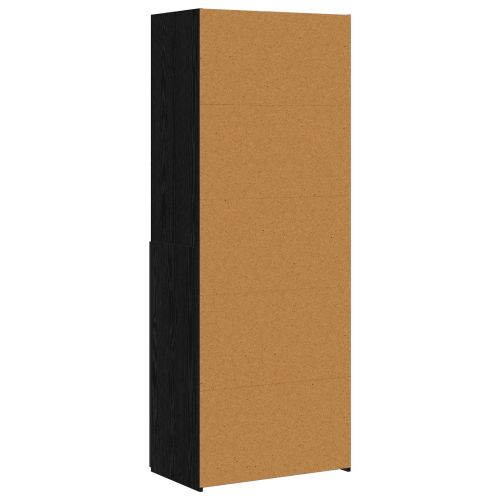 Висок шкаф Черен дъб 70 x 42,5 x 185 см Инженерна дървесина