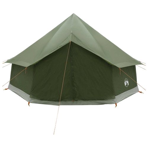 Палатка типи с покрив Маслиненозелено 400 x 400 x 250 см