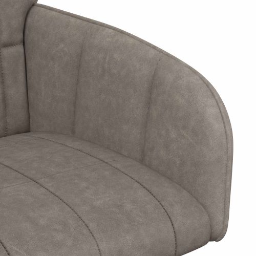 Обедени столове 2 pcs Изкуствена Сиво 57 х 50 х 85 см