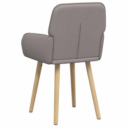 Обедени столове 2 pcs Текстил Таупе 56,5 x 50 x 87,5 см