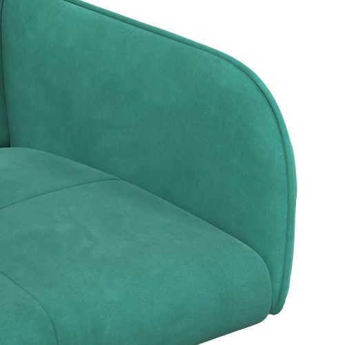 Обедени столове 2 pcs Кадифе Тюркоаз 59 x 56,5 x 86 см