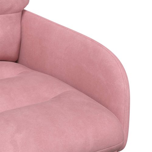 Обедени столове 2 pcs Кадифе Розово 59 x 59,5 x 90 см