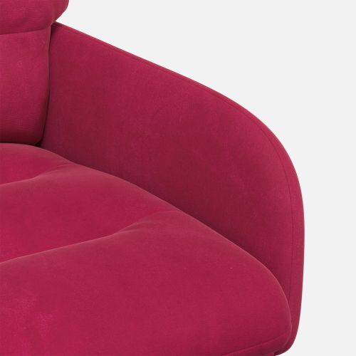 Обедени столове 2 pcs Кадифе Виненочервен 59 x 59,5 x 90 см