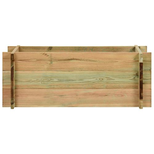 Вдигнато легло за зеленчуци Зелено 120 x 80 x 32 см