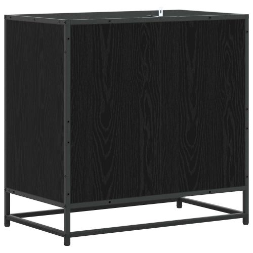 Чекмеджетен шкаф 3-Чекмедже Черен дъб 70 x 41 x 70 см