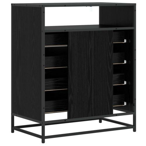 Чекмеджетен шкаф 4-Чекмедже Черен дъб 70 x 41 x 83,5 см