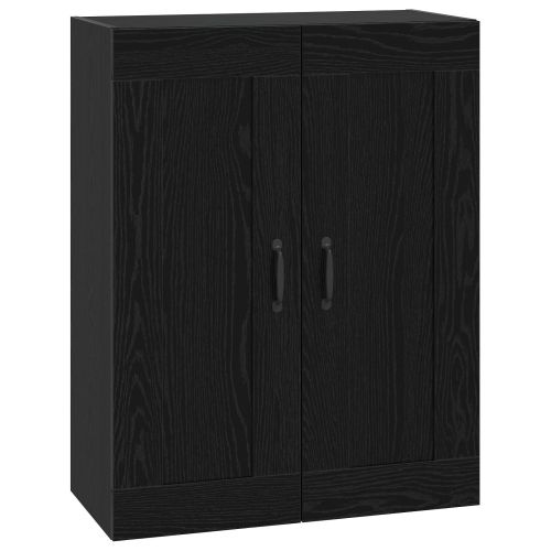 Стенен шкаф Черен дъб 69,5 x 34 x 90 см Инженерна дървесина