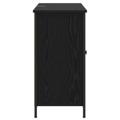 Служебен шкаф Черен дъб 100 x 35 x 70 см Инженерна дървесина