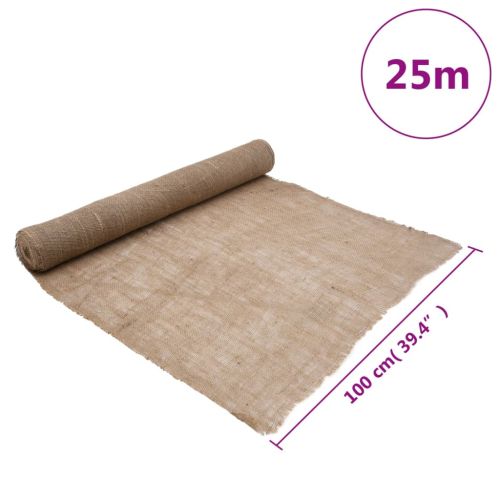 Ролка от юта 1x25 м 100% юта 200 gsm
