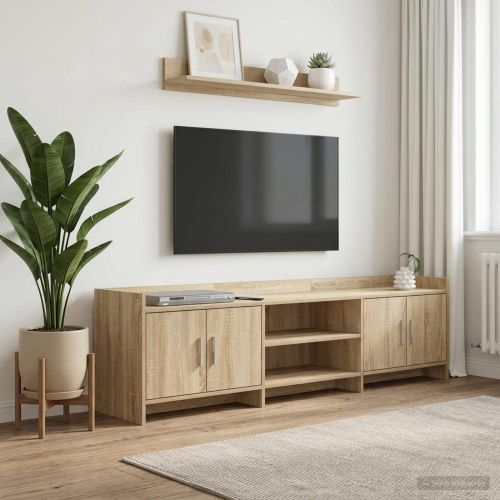 ТВ шкаф 168 x 33 x 47 см Дъб сонома Инженерна дървесина