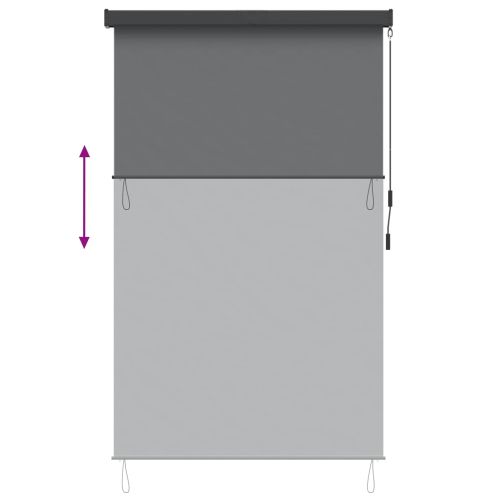 Ролетна щора Светлосиво 100 x 250 cm Текстил и Алуминий