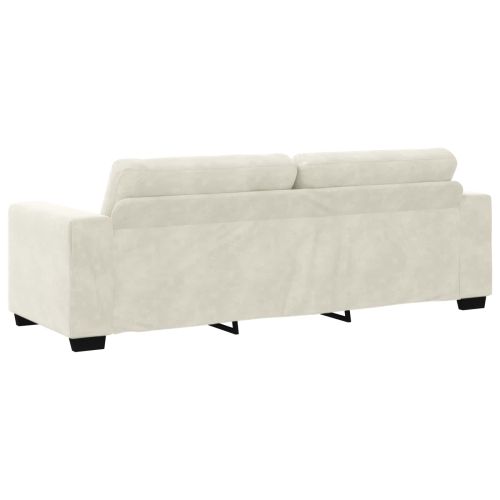 Комплект дивани 3 pcs Крем 221 x 80 x 80 см Кадифе