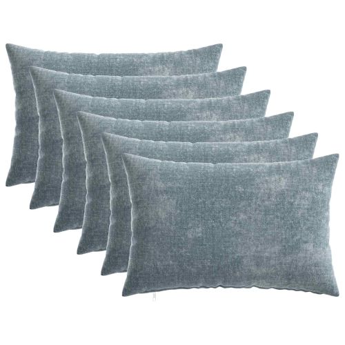 Калъфка за възглавница 6 pcs HEERLEN Светлосиньо 30 x 50 cm
