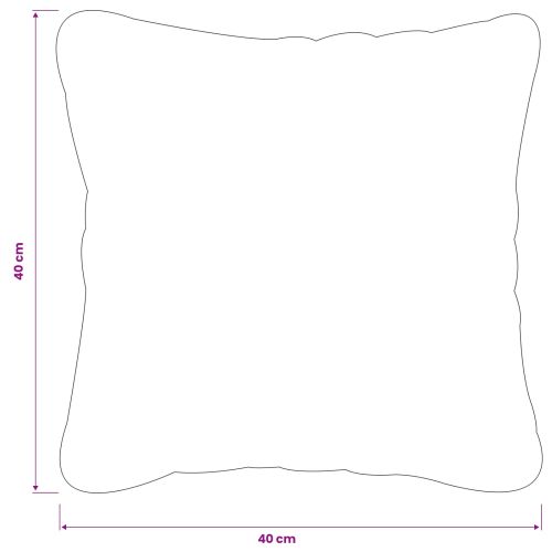 Калъфка за възглавница 12 pcs HEERLEN Тъмносиво 40 x 40 cm