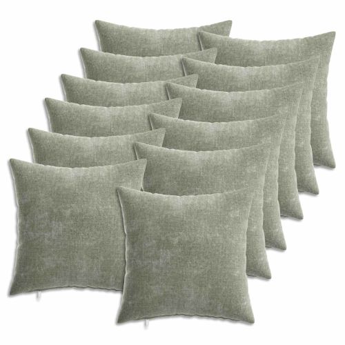 Калъфка за възглавница 12 pcs HEERLEN Зелено 40 x 40 cm