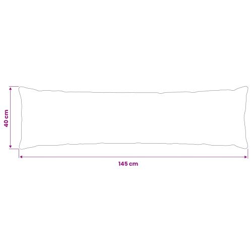 Калъфка за възглавница 2 pcs HEERLEN Синьо 40 x 145 см
