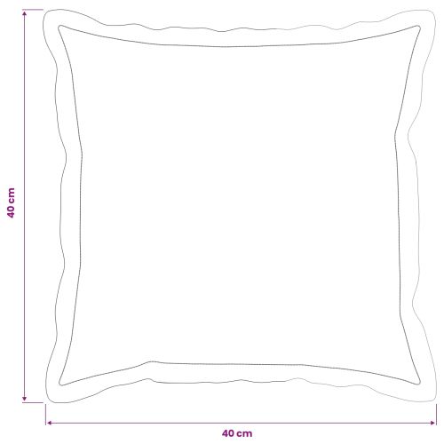 Калъфка за възглавница 6 pcs HOUTEN Светлосиво 40 x 40 cm