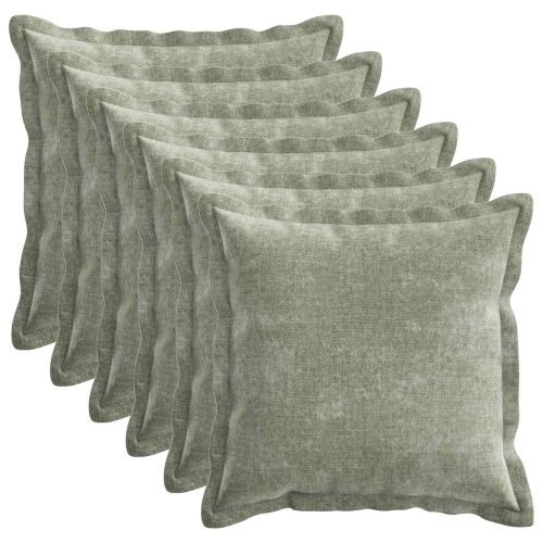 Калъфка за възглавница 6 pcs HOUTEN Зелено 40 x 40 cm