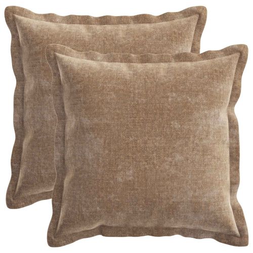 Калъфка за възглавница 2 pcs HOUTEN Кафяво 50 x 50 cm
