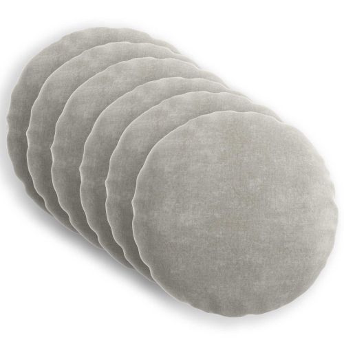 Калъфка за възглавница 6 pcs HEERLEN Светлосиво Ø 30 cm