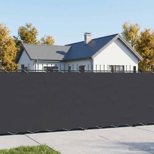 Прозорец за балкон 1,2 x 25 m Тъкан с PU покритие Черно