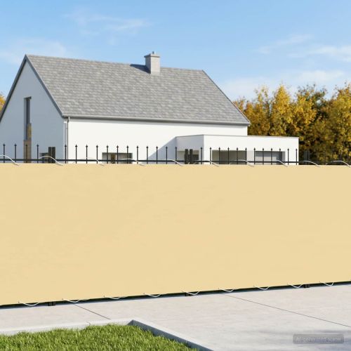 Прозорец за балкон 1,5 x 25 m Тъкан с PU покритие Бежово