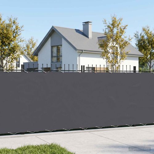 Прозорец за балкон 1,2 x 15 m Тъкан с PU покритие Антрацит