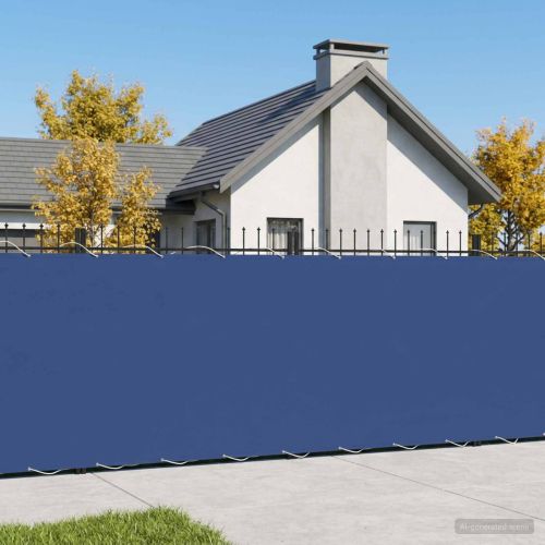 Прозорец за балкон 150 x 300 cm Тъкан с PU покритие Синьо