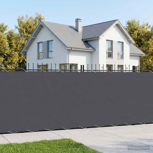 Прозорец за балкон 1,5 x 25 m Тъкан с PU покритие Антрацит