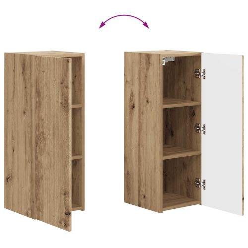 Комплект ТВ шкаф 4 pcs Дъб Инженерно дърво