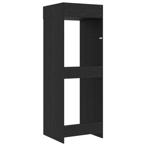 Шкаф за пералня със съхранение Черния дъб 67,5 x 68 x 200 см